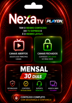 Gift Card NexaTV - Mensal