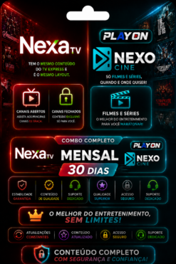 Gift Card NexaTV+ Nexo Cine - Mensal