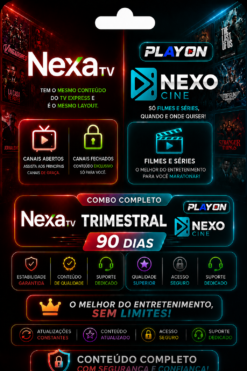 Gift Card NexaTV+ Nexo Cine - Trimestral